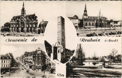 Cpa souvenir roubaix - souvenir, de