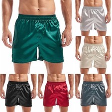 Boxer homme satin soie sous