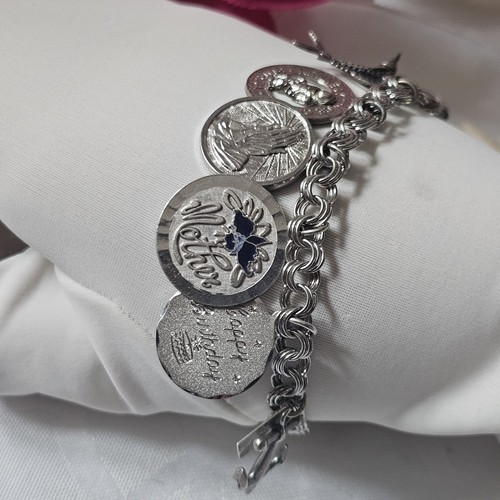 Bracelet breloques argent - 9,