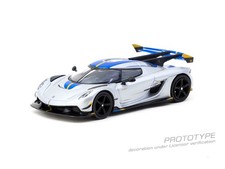 Tarmac Works 1/64 Koenigsegg Jesko Attack Silver Diecast Model Car
