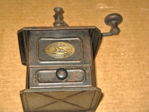Rare ancien moulin café - a,