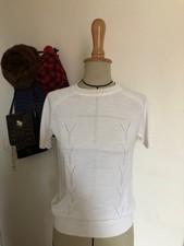 Pull maille ajourée, Vintage années 60 , Taille XS