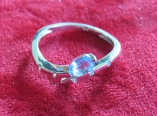 Bague Femme 375 Or Blanc Avec