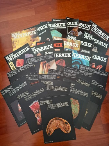 Livre mineralogie lot de 5 - mineralogie,