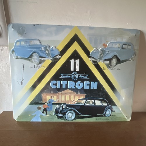 Citroën plaque métal