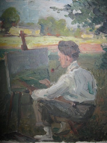 Peinture huile sur - , toile