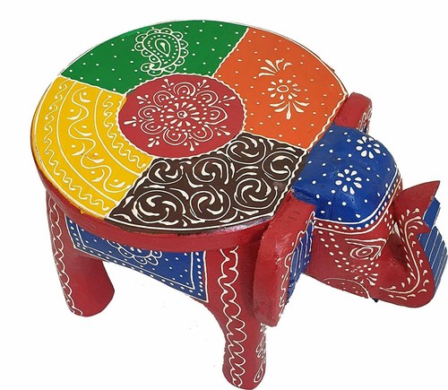 Tabouret bois façonné à - en,