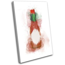 Tabasco Hot Sauce Abstract