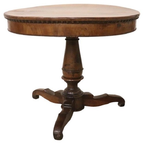 Table ronde ancienne noyer - en,