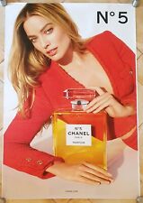Affiche poster taille abribus 120cm x 176cm Chanel N°5 Margot Robbie (Roulée)