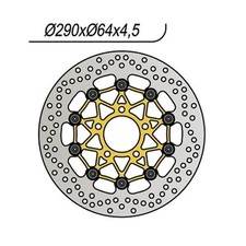 Disque De Frein Avant Droit Gauche Flottant NG239 Suzuki RGV Gamma 250 1989 1990