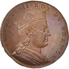 France, Medal, Chilperic II, History, XIXth Century, FDC, Cuivre