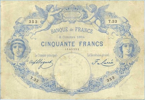 Francs type 1884 - 50,