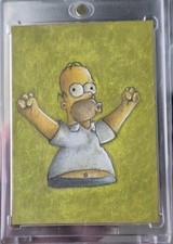 Homer Simpson Sketch Card 1/1 Original No Print
