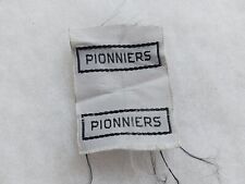 Deux petits insignes tissu