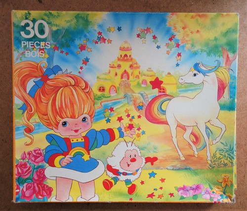Vintage puzzle pièces bois - vintage,