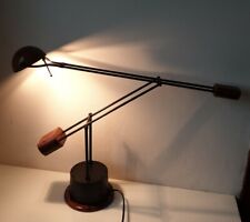 double balancier lampe imitation loupe orme halogène made in italy vintage