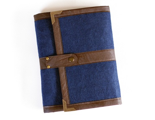 Lace felt planner binder - lace, /