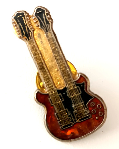 Pin guitare double manche - guitare,