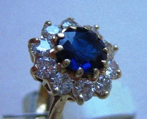 Bague jaune 750 18 k - bague,