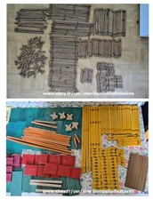 Gros lot, 5,5 kg, JEUJURA, maison forestière, vrac + notice