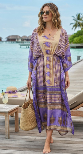 Recycled silk sari maxi - sari,