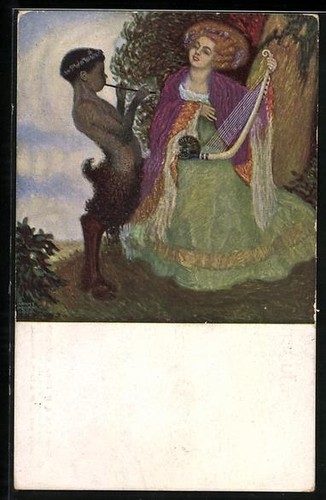 Carte postale artiste g - postale,