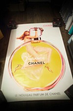 CHANEL CHANCE French Bus Shelter Vintage Advertising Poster Original 2000's