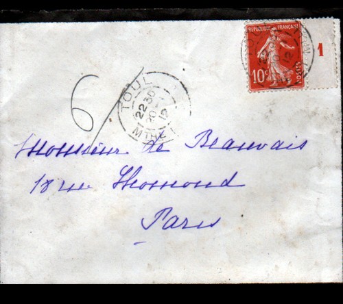 Toul enveloppe - toul, (54)