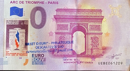 Billet euro philathelique - billet,