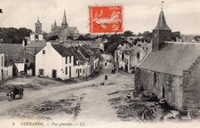 44 GUERANDE  carte postale ancienne vue générale