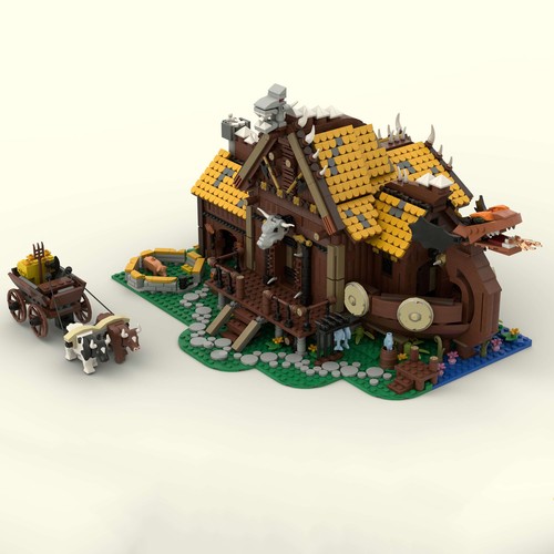 Viking house avec interior - viking,