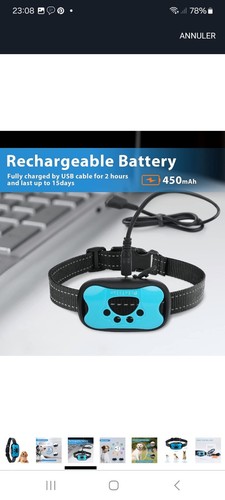 Collier anti aboiement - anti,