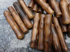 lot 20 embouts de canne ou autres bois épineux flammé.