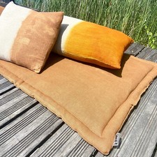 Matelas de Sol en Lin Camel