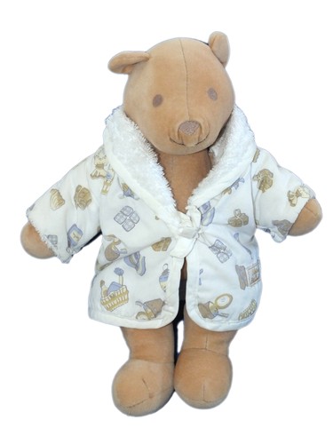 Doudou peluche ours marron - doudou,
