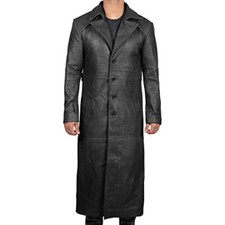 Manteau long cuir agneau - en, d'agneau