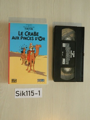 Vhs tintin crabe aux - tintin, le