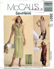 3921 PATRON" McCALL'S 4 CREATIONS PANTALON  ET ROBE CHIC  36 AU 42 