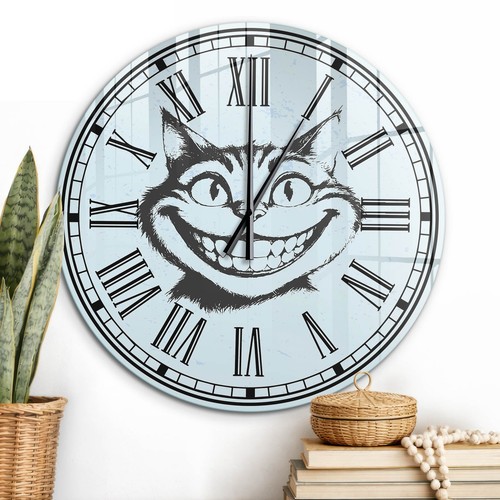 Horloge murale ronde - en, verre