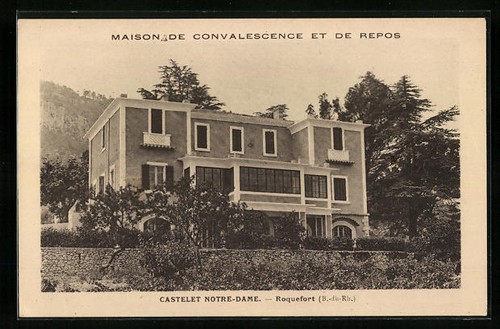 Cpa roqufort castelet - cpa, roqufort,
