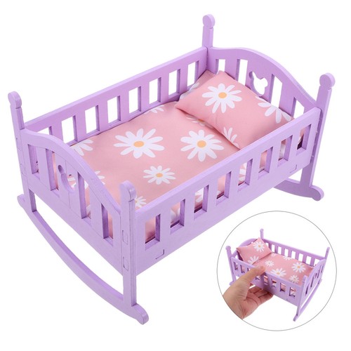 Lit poupée bois mini - ,