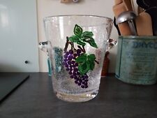 Ancien seau à champagne verre