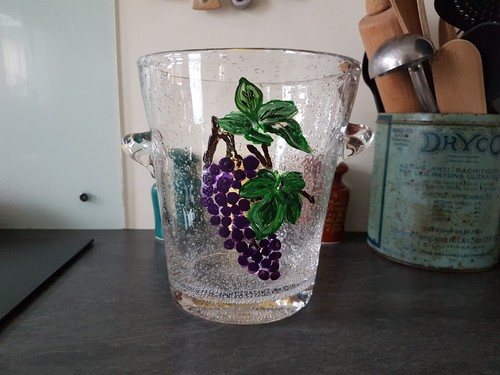 Ancien seau champagne verre - seau,