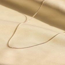 Collier chaîne blanche cadeau