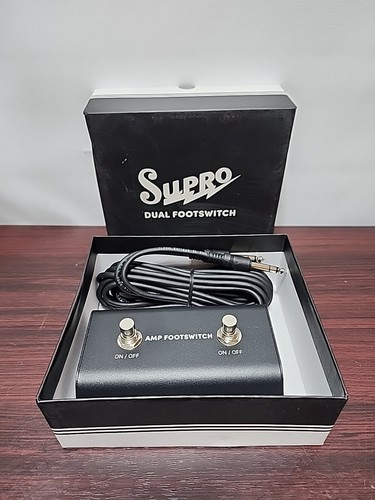 Supro dual amp - supro, footswitch