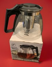 Vivalto - Théière en verre de 900 ml avec filtre