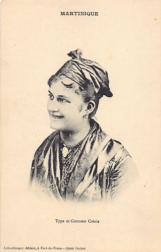 Martinique type et costume - martinique,