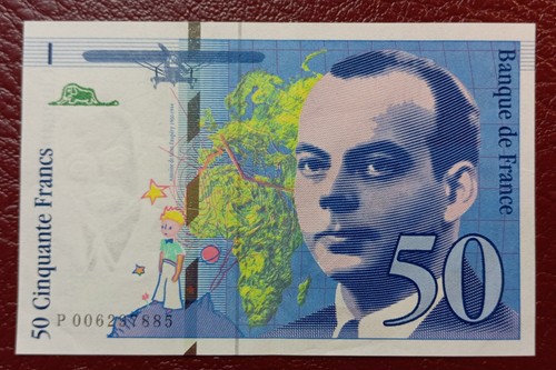 Billet francs saint - 50, exupery