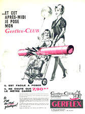 Publicité Advertising  25.04 1961   Gerflex-Club  revetement sol  couvre-sol